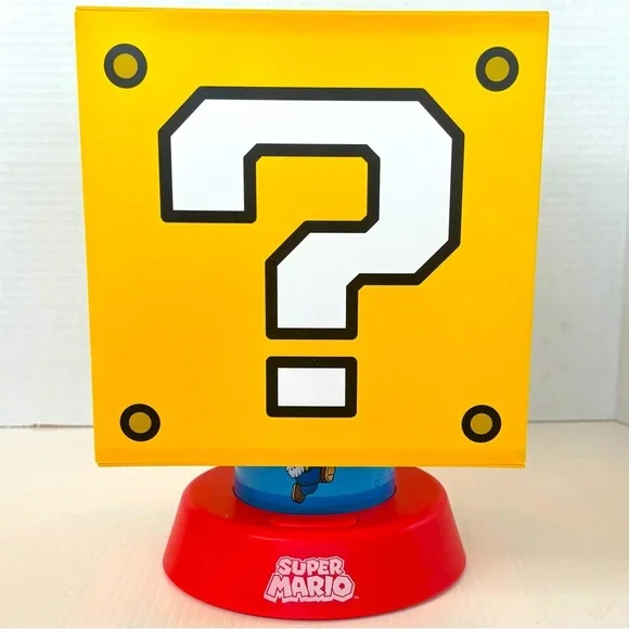 Paladone Super Mario Bros Icon Lamp with 3 Brightness Settings and Auto Shut Off - Picture 1 of 16